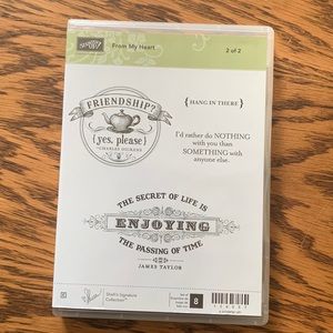 Stampin’ Up From My Heart (2of 2) stamp set
